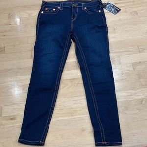 True Religion HALLE Mid Rise Skinny Jean